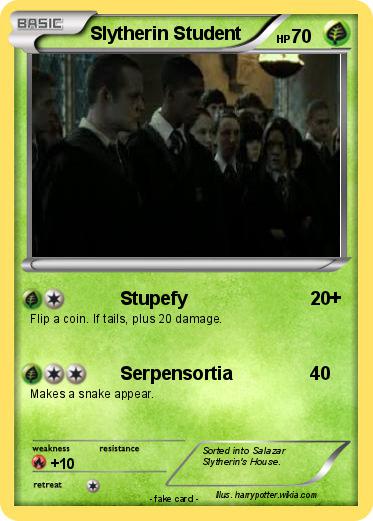 Pokemon Slytherin Student
