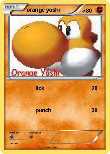 Pokemon orange yoshi