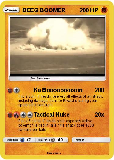 Pokemon BEEG BOOMER