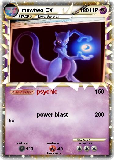 Pokemon mewtwo EX