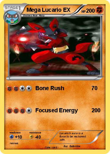 Pokemon Mega Lucario EX