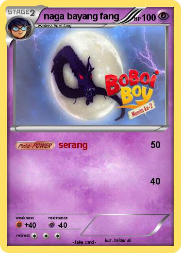 Pokemon naga bayang fang