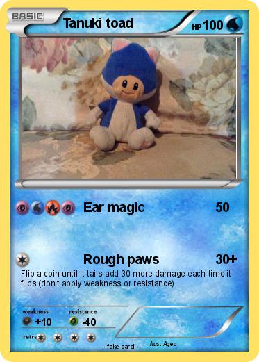 Pokemon Tanuki toad