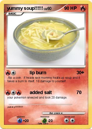 Pokemon yummy soup!!!!!!