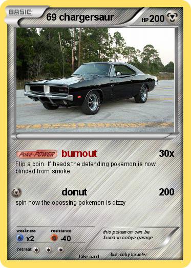 Pokemon 69 chargersaur