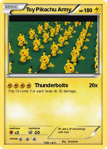 Pokemon Toy Pikachu Army