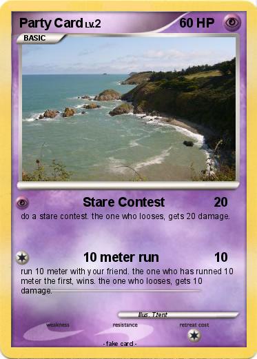 Pokemon Party Card