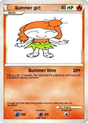 Pokemon Summer girl