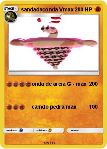 Pokemon sandadaconda Vmax