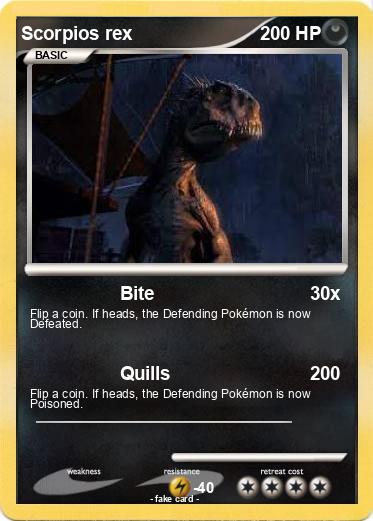 Pokemon Scorpios rex