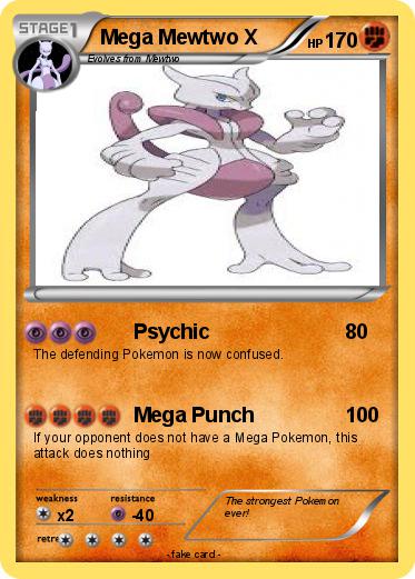 Pokemon Mega Mewtwo X