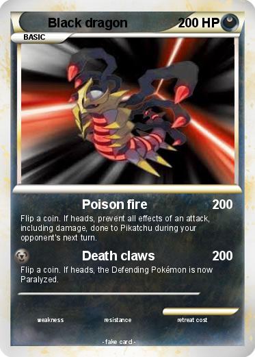 Pokemon Black dragon