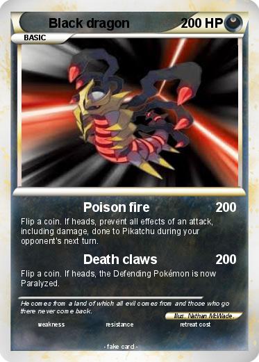 Pokemon Black dragon