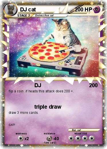 Pokemon DJ cat