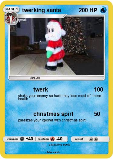 Pokemon twerking santa