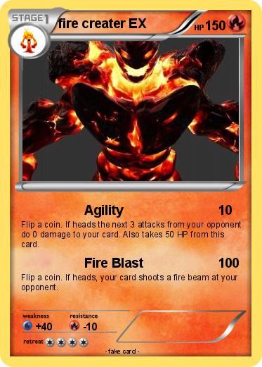 Pokemon fire creater EX