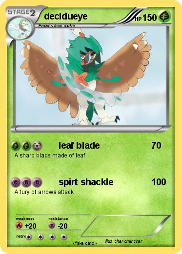 Pokemon decidueye