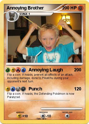 Pokemon Annoying Brother