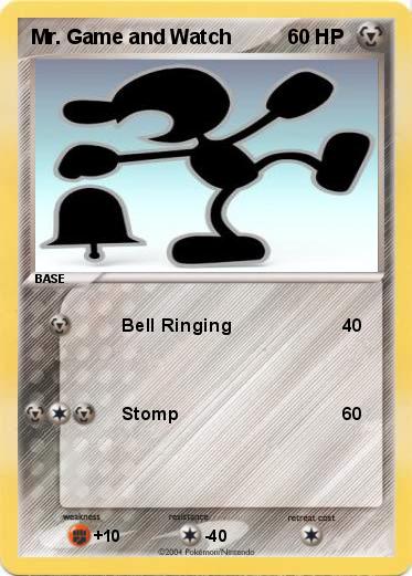 Pokemon Mr. Game and Watch