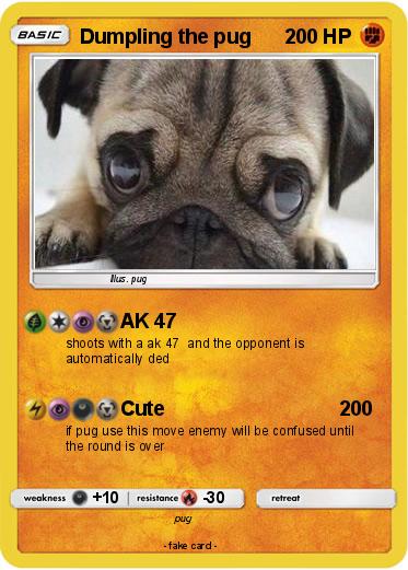 Pokemon Dumpling the pug