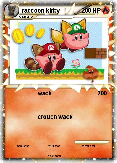 Pokemon raccoon kirby