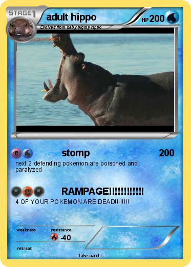 Pokemon adult hippo