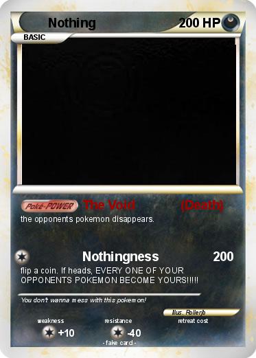 Pokemon Nothing