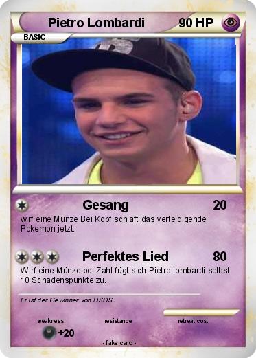 Pokemon Pietro Lombardi