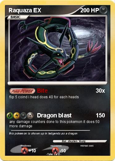 Pokemon Raquaza EX
