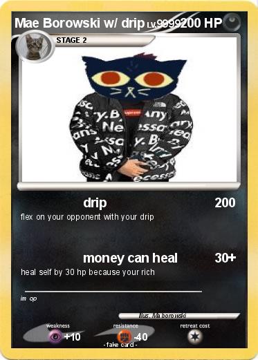 Pokemon Mae Borowski w/ drip