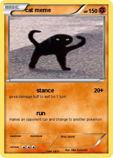 Pokemon cat meme