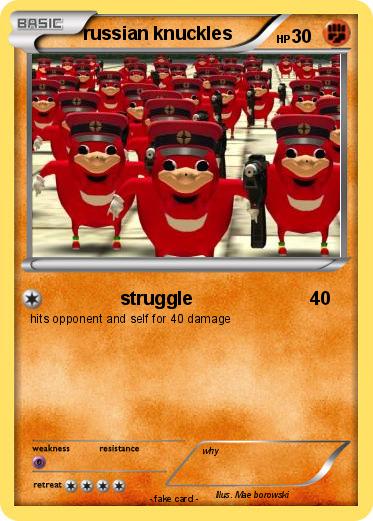 Pokemon russian knuckles