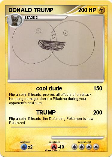 Pokemon DONALD TRUMP
