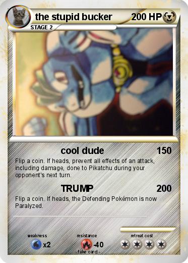 Pokemon the stupid bucker