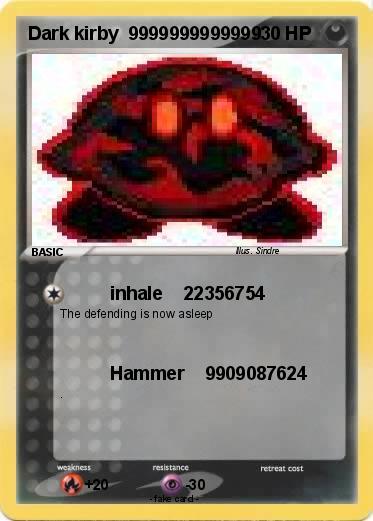 Pokemon Dark kirby  9999999999999