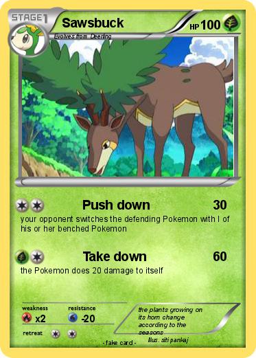 Pokemon Sawsbuck