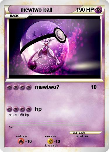 Pokemon mewtwo ball