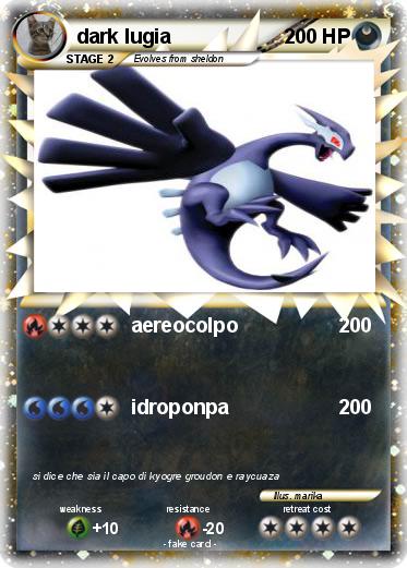 Pokemon dark lugia