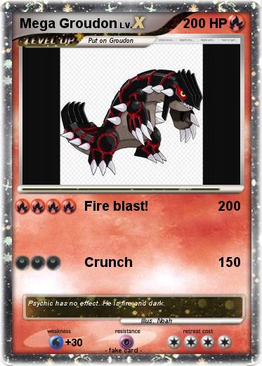 Pokemon Mega Groudon