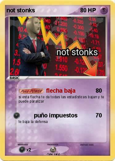 Pokemon not stonks