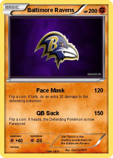 Pokemon Baltimore Ravens