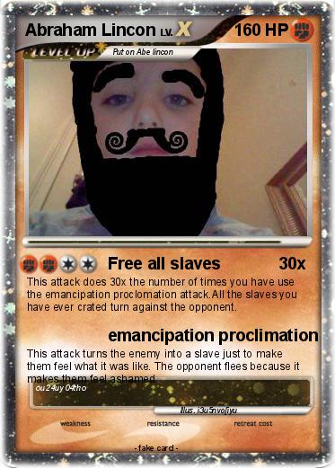 Pokemon Abraham Lincon