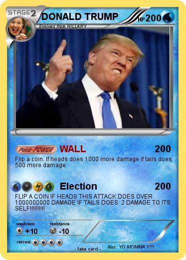 Pokemon DONALD TRUMP