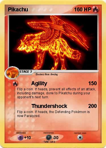 Pokemon burning dog