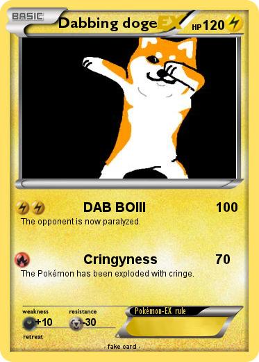 Pokemon Dabbing doge