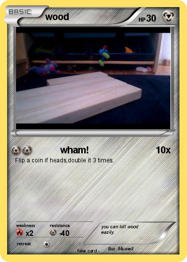 Pokemon wood