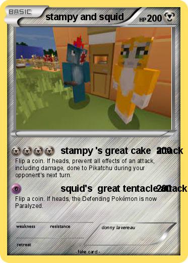 Pokemon stampy and squid