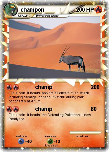 Pokemon champon
