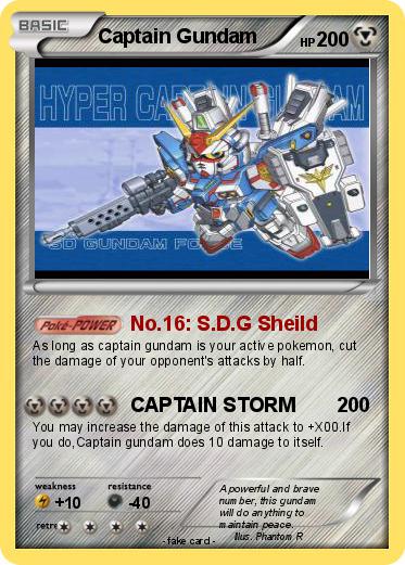 Pokemon Captain Gundam