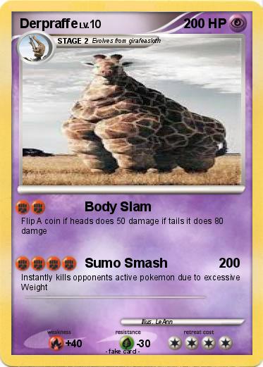 Pokemon Derpraffe